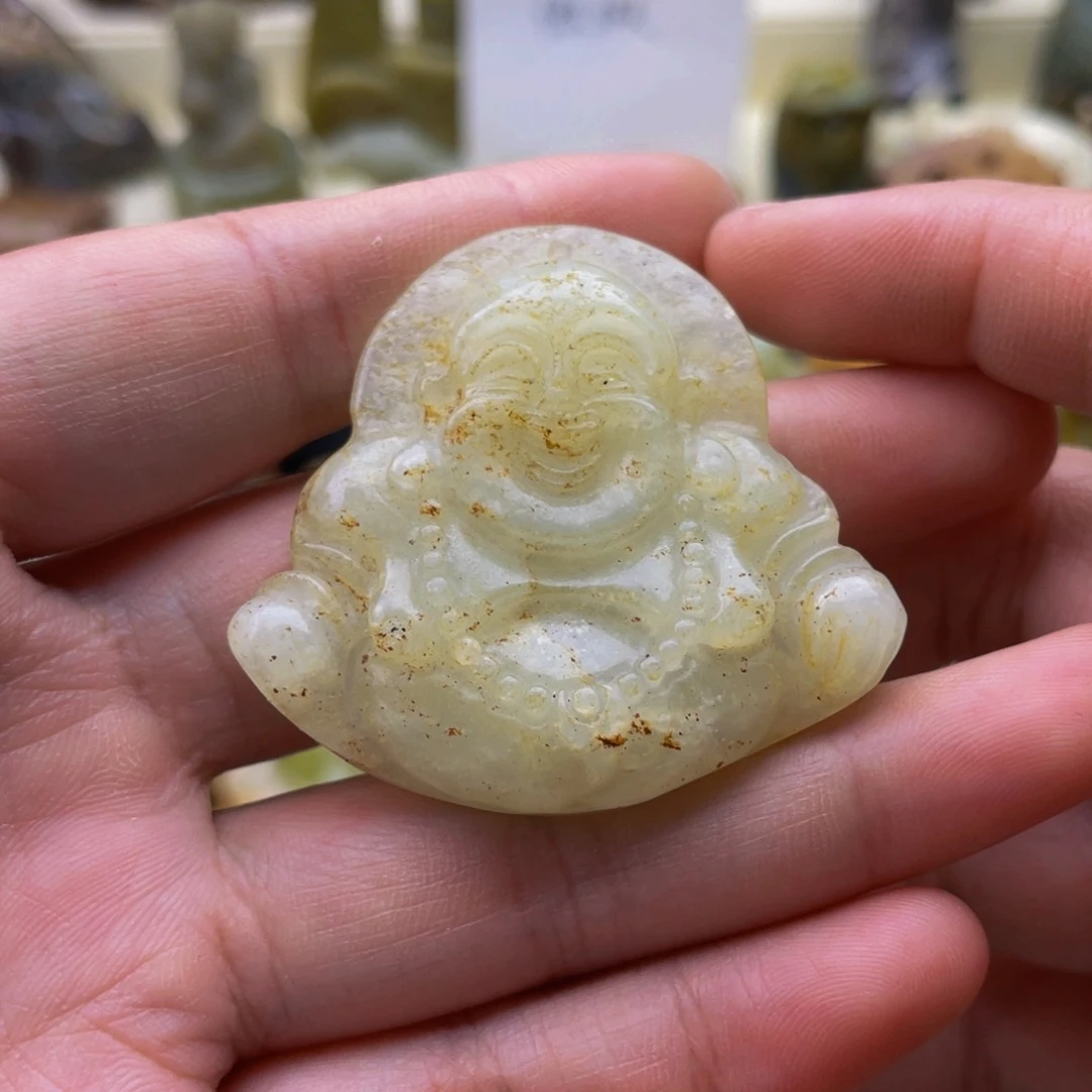 蛇纹石玉未镶嵌颈饰156