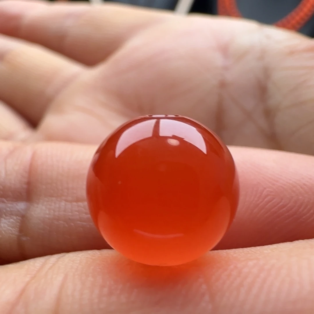 南红玛瑙未镶嵌圆珠11.8马牙