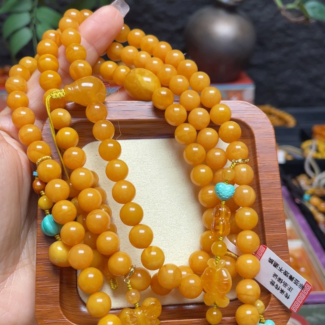 蜜蜡未镶嵌手链手串