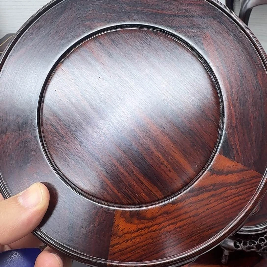 富***达藤类微凹黄檀15.5公分圆底座2号