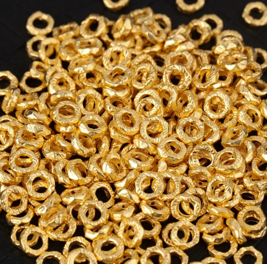 【小琪金选】足金999 卡5锤纹盘缠（多样性发其一）