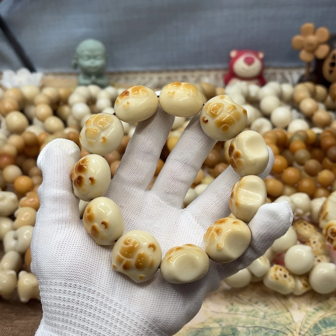 吊坠菩提根/象牙果牙果瑕疵机抛363