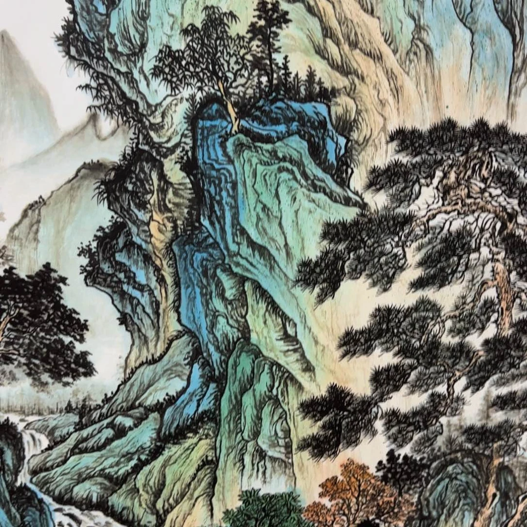 国画QA原创山水作品！带证书！限购一单