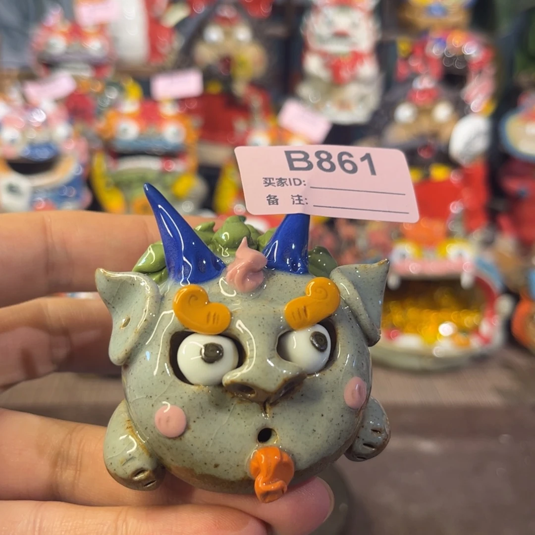 泥塑纯手工茶宠摆件