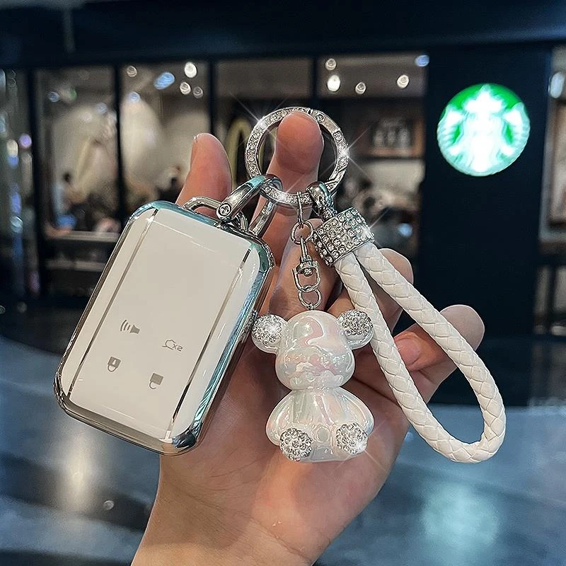 适用马自达钥匙套EZ6实体蓝牙遥控25款EZ-60感应高档车卡片包壳扣