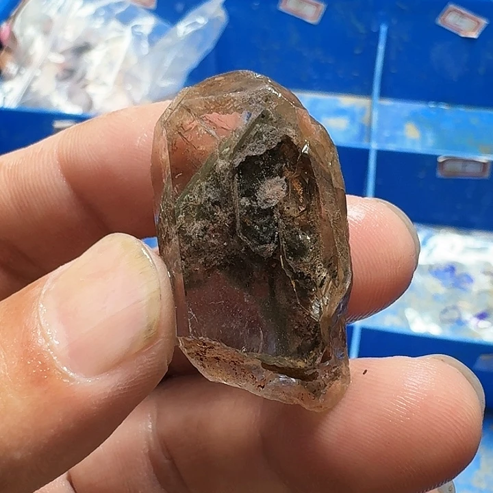 水晶珠宝半成品未镶嵌是****狼
