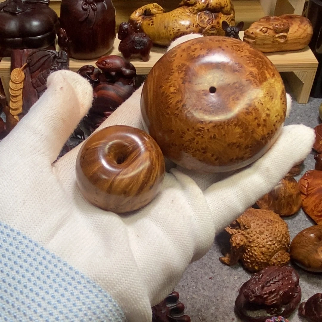 Q***Y小叶紫檀手串/手链嘛梨疙瘩平安扣