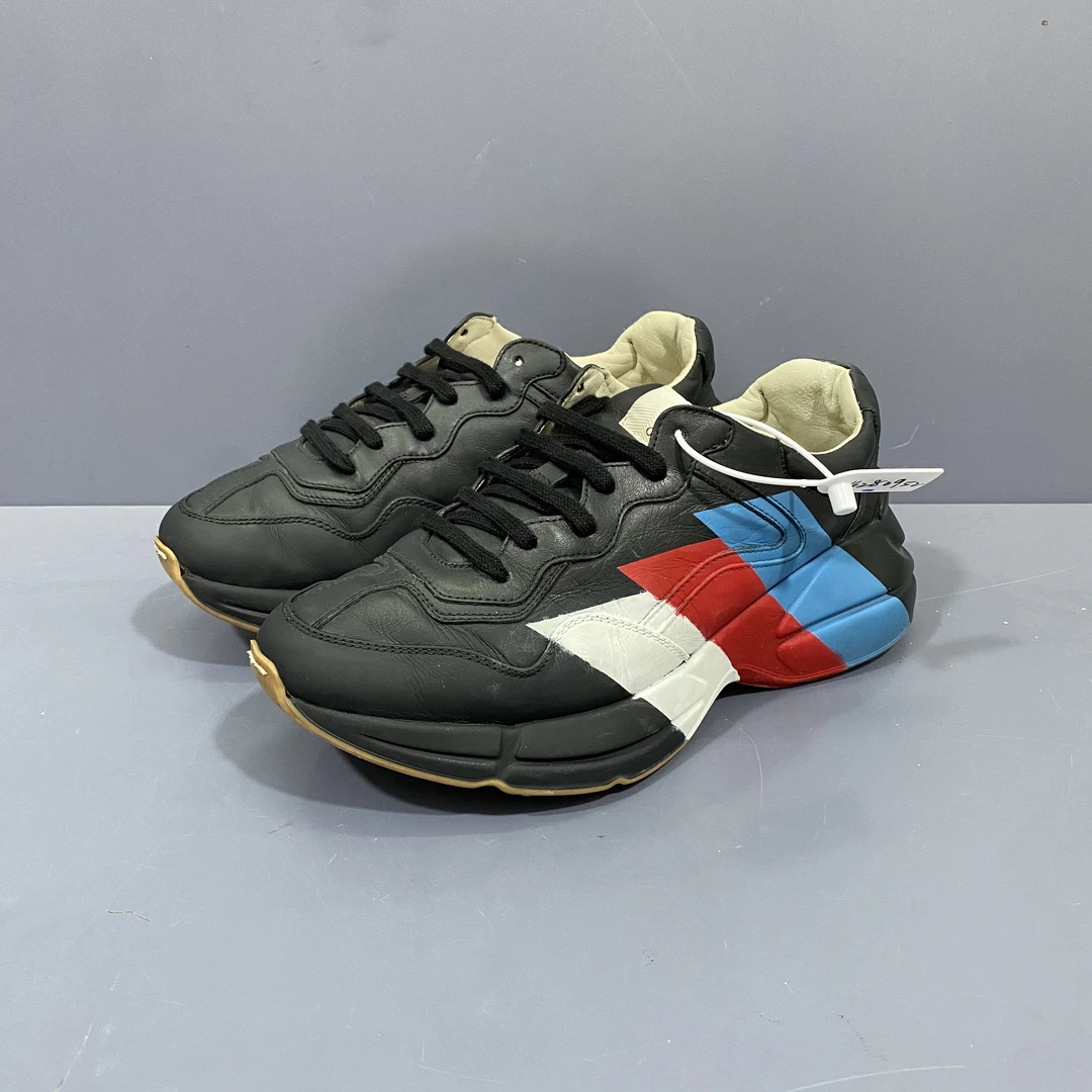 95新 GUCCI/古驰 41.5码 古驰gucci 老爹鞋 鞋面小瑕疵休闲鞋 265