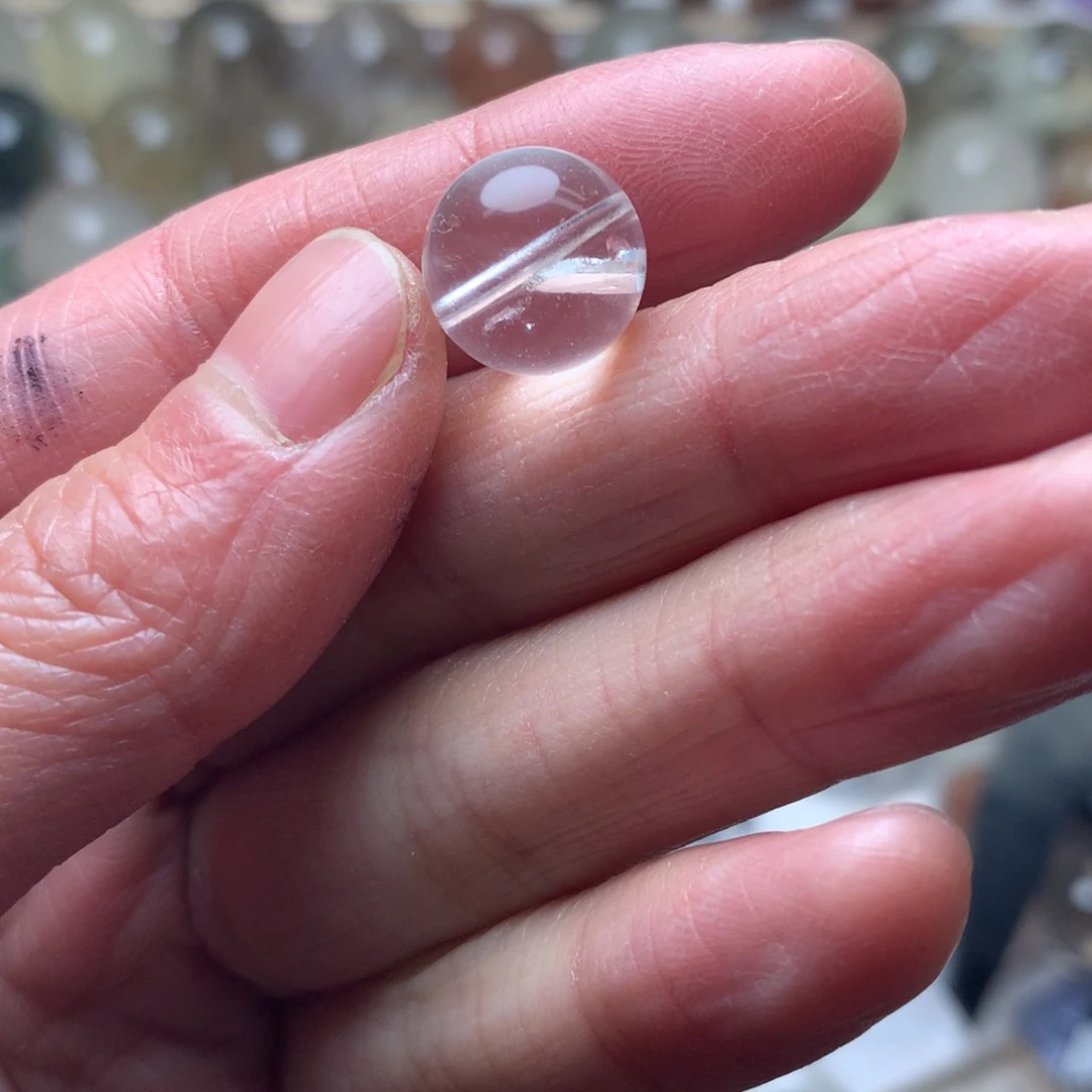 水晶珠宝半成品未镶嵌୧****