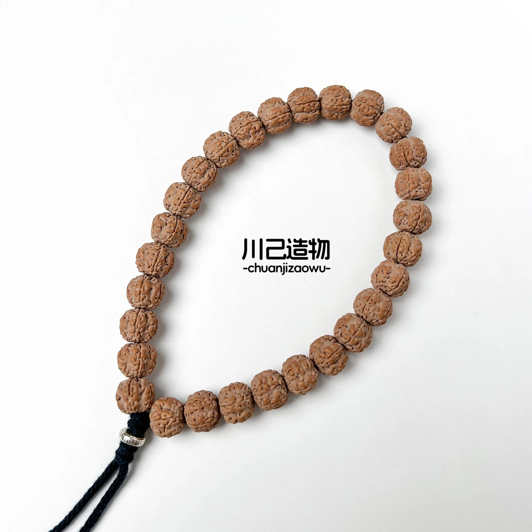 川己造物-老树梅花手持小金刚菩提