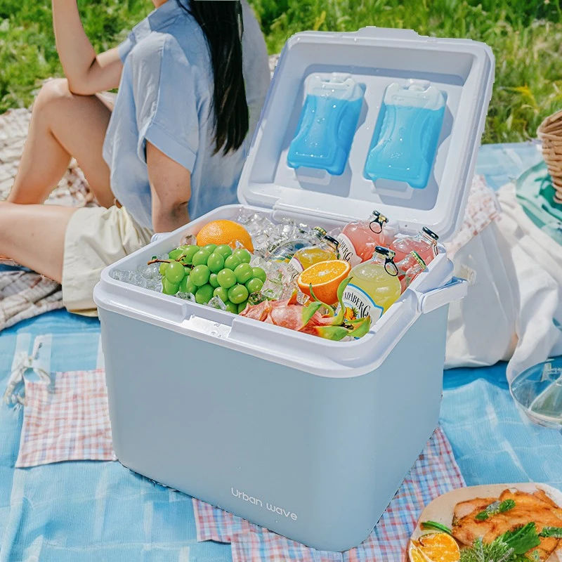 新款大容量冷藏箱专用车载户外摆摊便携式长效保鲜保冷两用保温箱