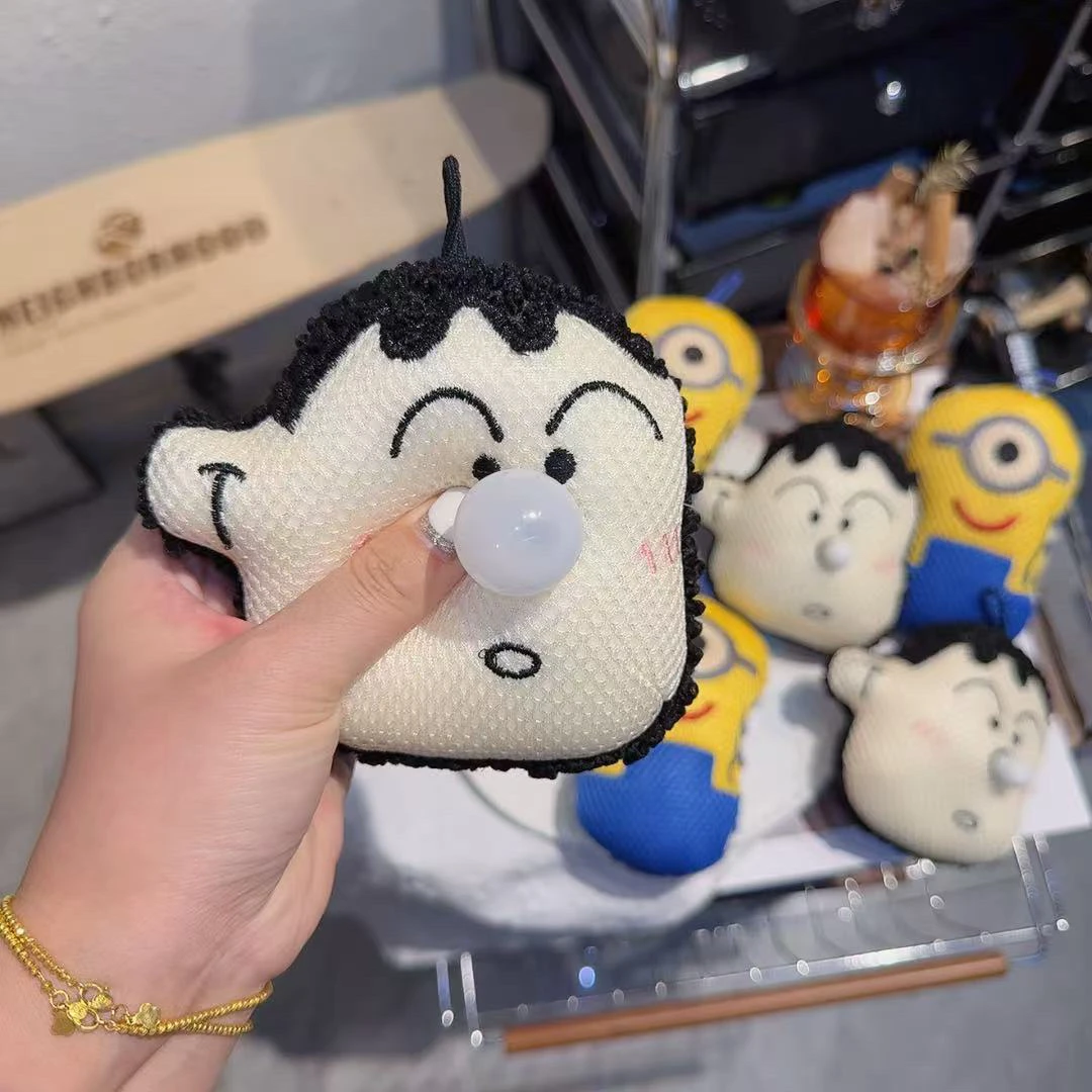 可爱泡菜冒泡阿呆小黄人浴花球浴花