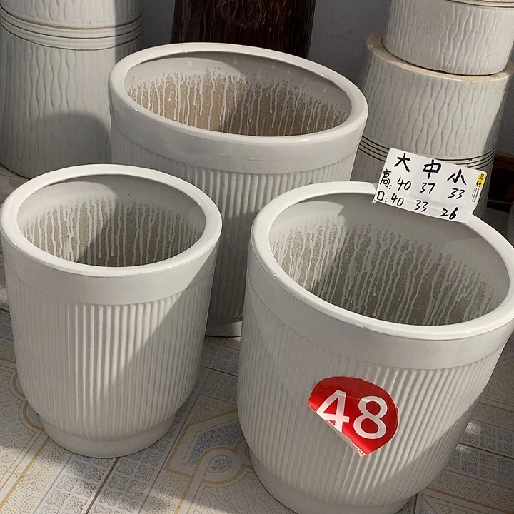 白细条纹大中小一套三个送托盘默认微瑕