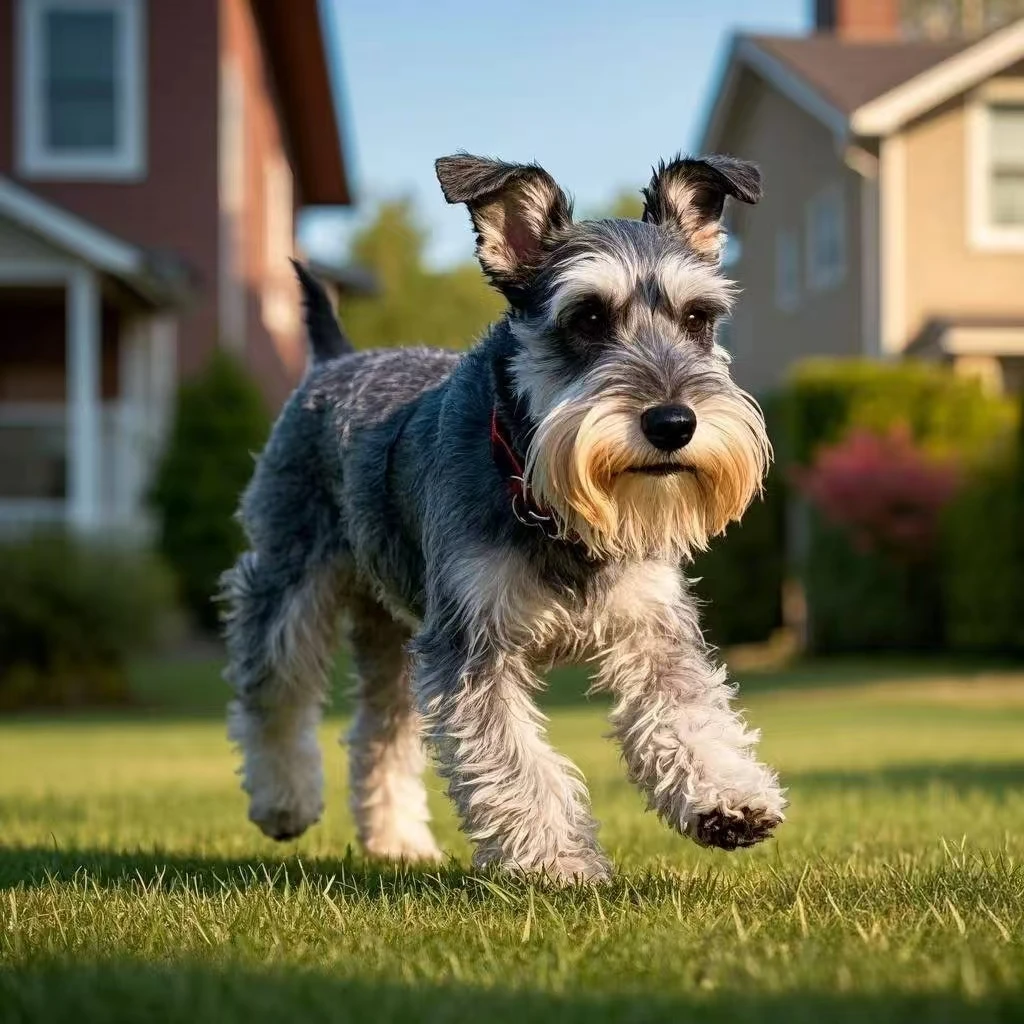 （优恋）雪纳瑞宠物活体小体椒盐雪纳瑞狗狗
