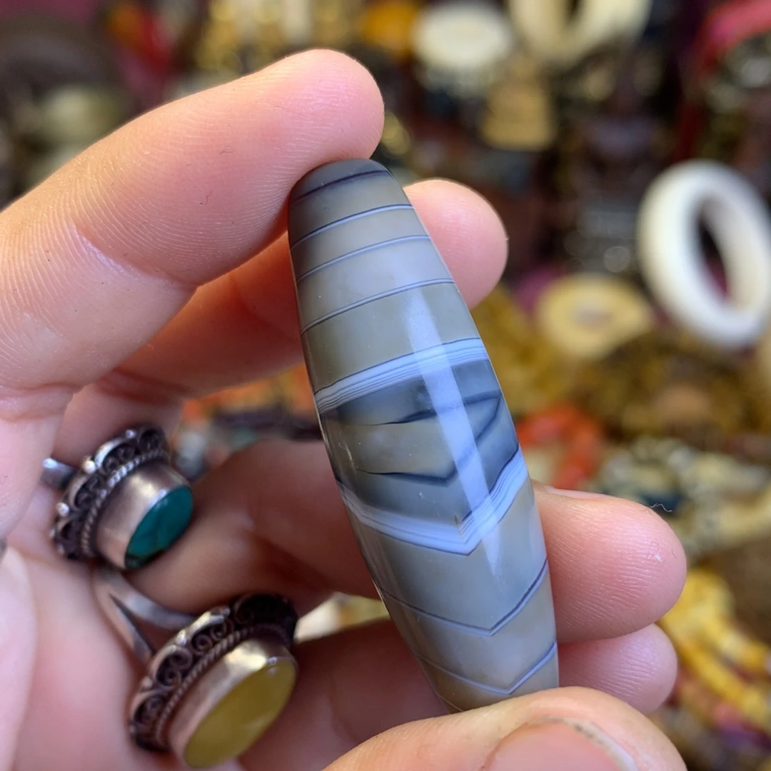 星月菩提吊坠藏传喜马拉雅艺术品