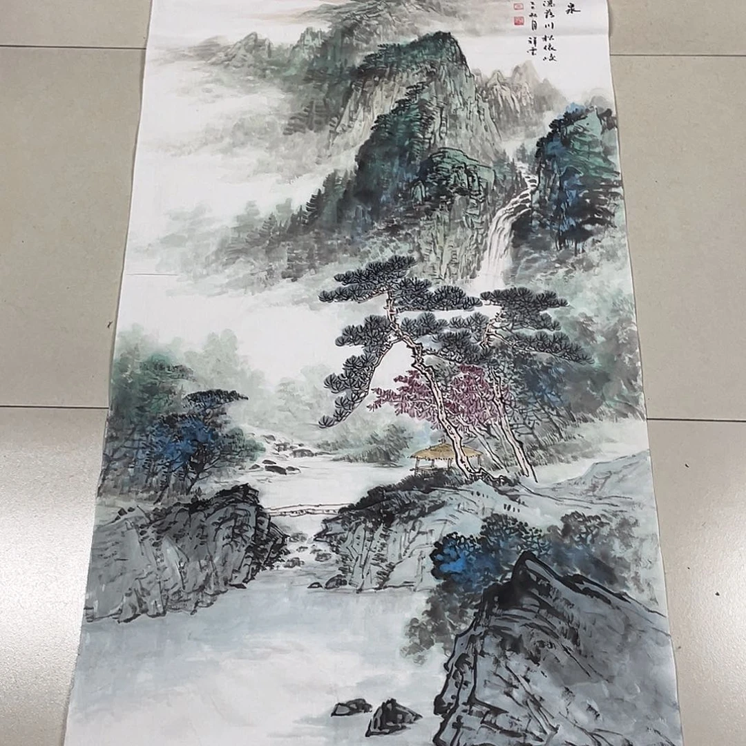 金***梅国画四尺画芯 捡漏