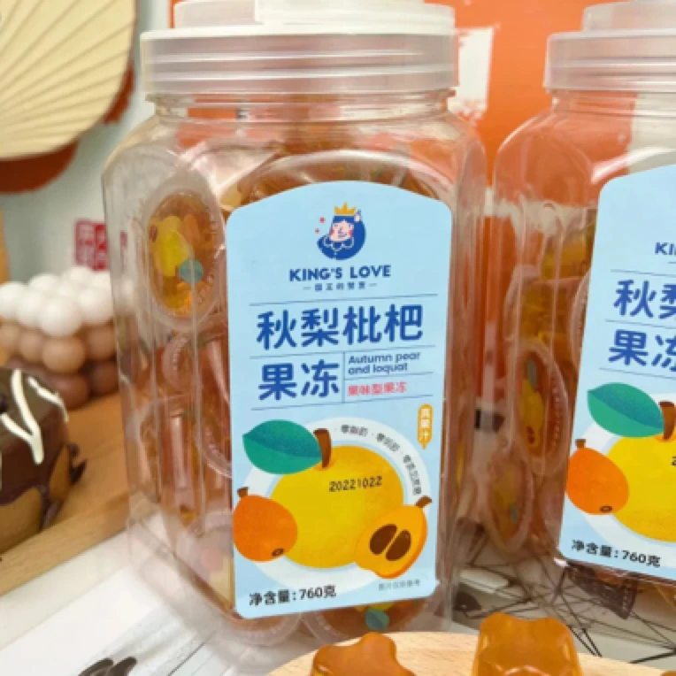 秋梨枇杷果冻 760克