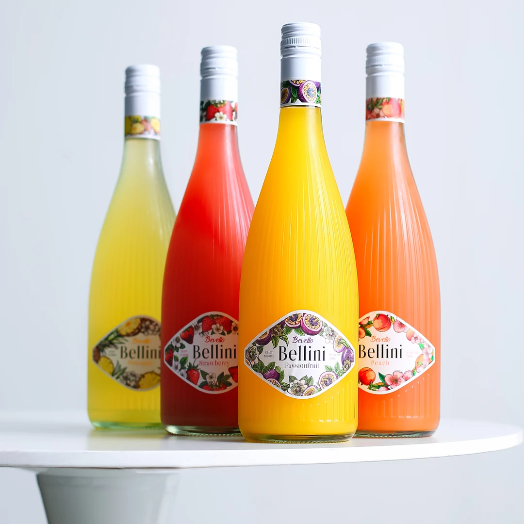 德国桃气bellini贝利尼起泡果酒草莓桃子菠萝气泡酒甜酒果酒甜酒