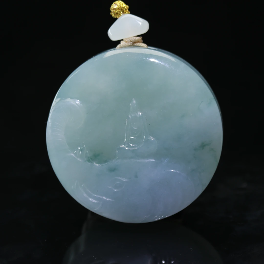 36天然缅甸翡翠A货普贤/500078/上海嘉禾拍卖