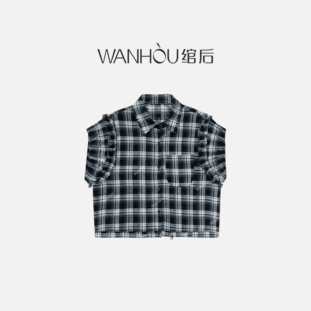 【C2737】WH-设计师款时尚百搭简约休闲女装衬衫XF