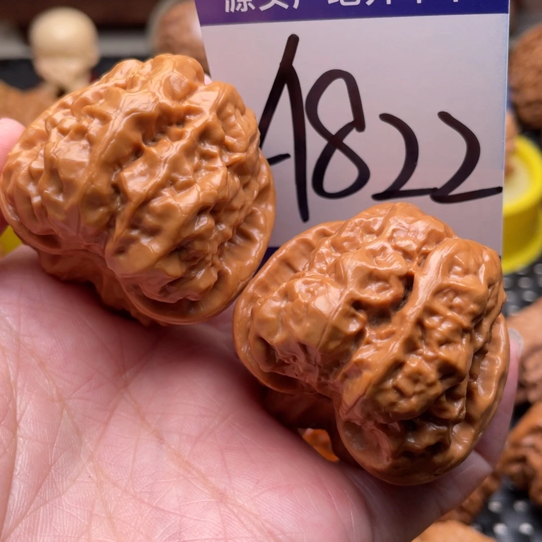 桃核把件蛤蟆头41