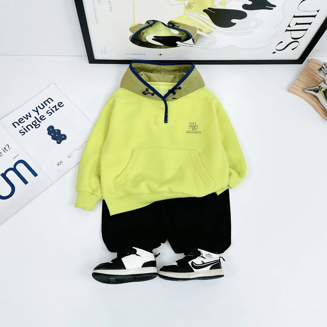 儿童卫衣连帽2025新款春装男童春秋上衣潮 BAO25002 悠悠童话童装