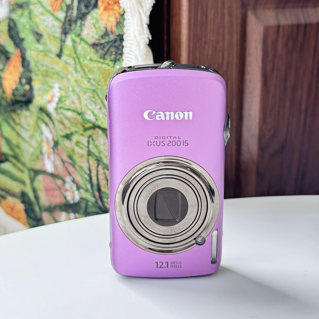 95新 Canon/佳能 ixus200紫色 1210万像素5倍光学变焦CCD相机