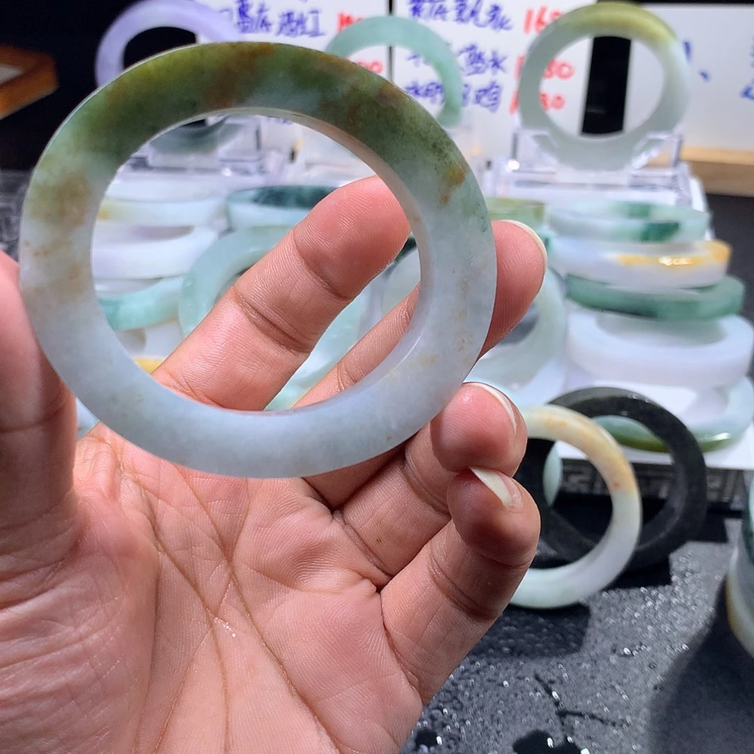 定制翡翠未镶嵌56-59春彩