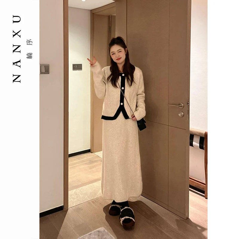 楠序源子大码女装 洋气休闲装流行时尚女装两件套YZ33109