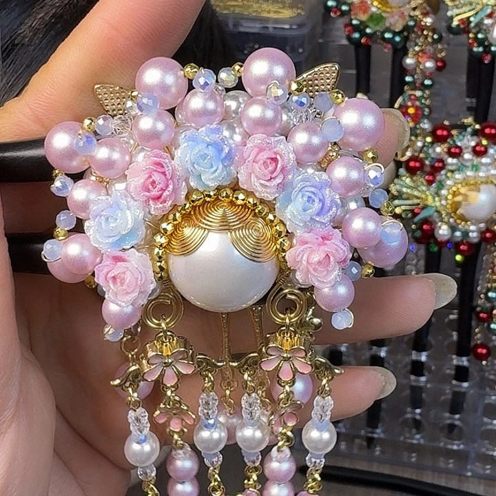 M***n古风刀马旦发簪发饰