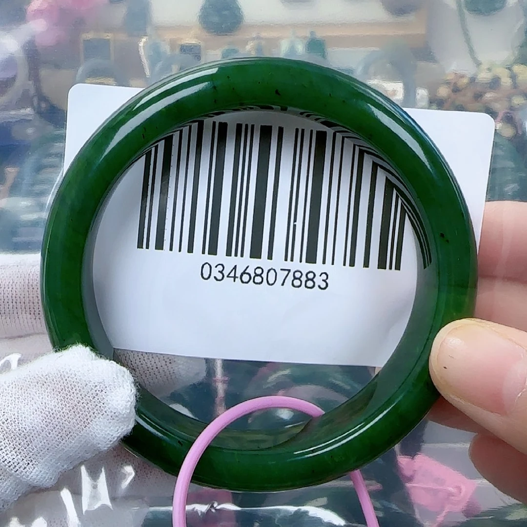 和田玉（碧玉）手镯未镶嵌包容59