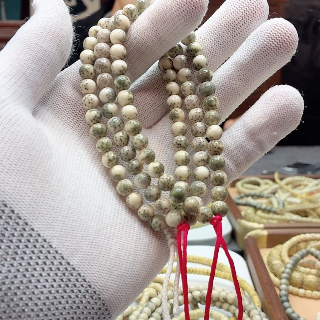星月菩提手串6.9左右圆珠高货，4号