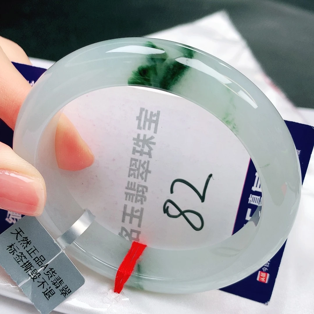 翡翠未镶嵌手镯缅甸天然a货翡翠手镯