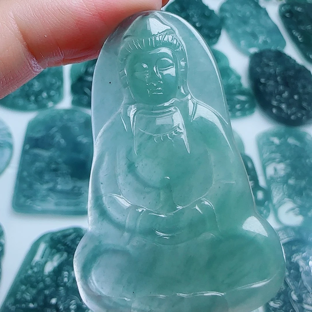 翡翠未镶嵌颈饰A货翡翠多样性发其一8888