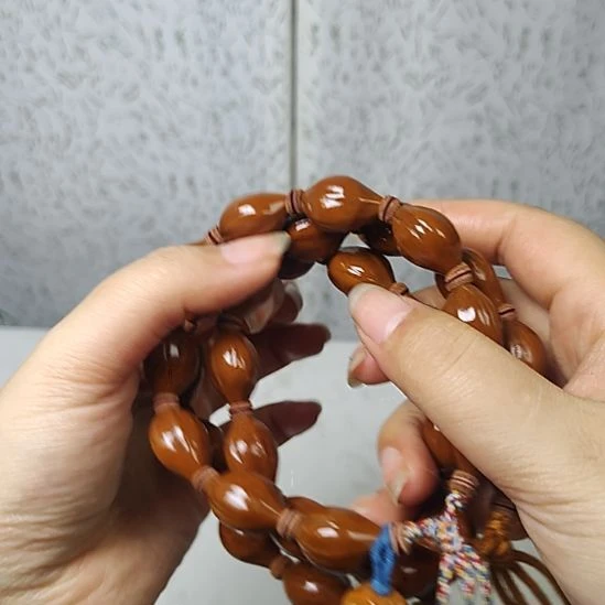 橄榄核吊坠14+尺寸鸡血红手串