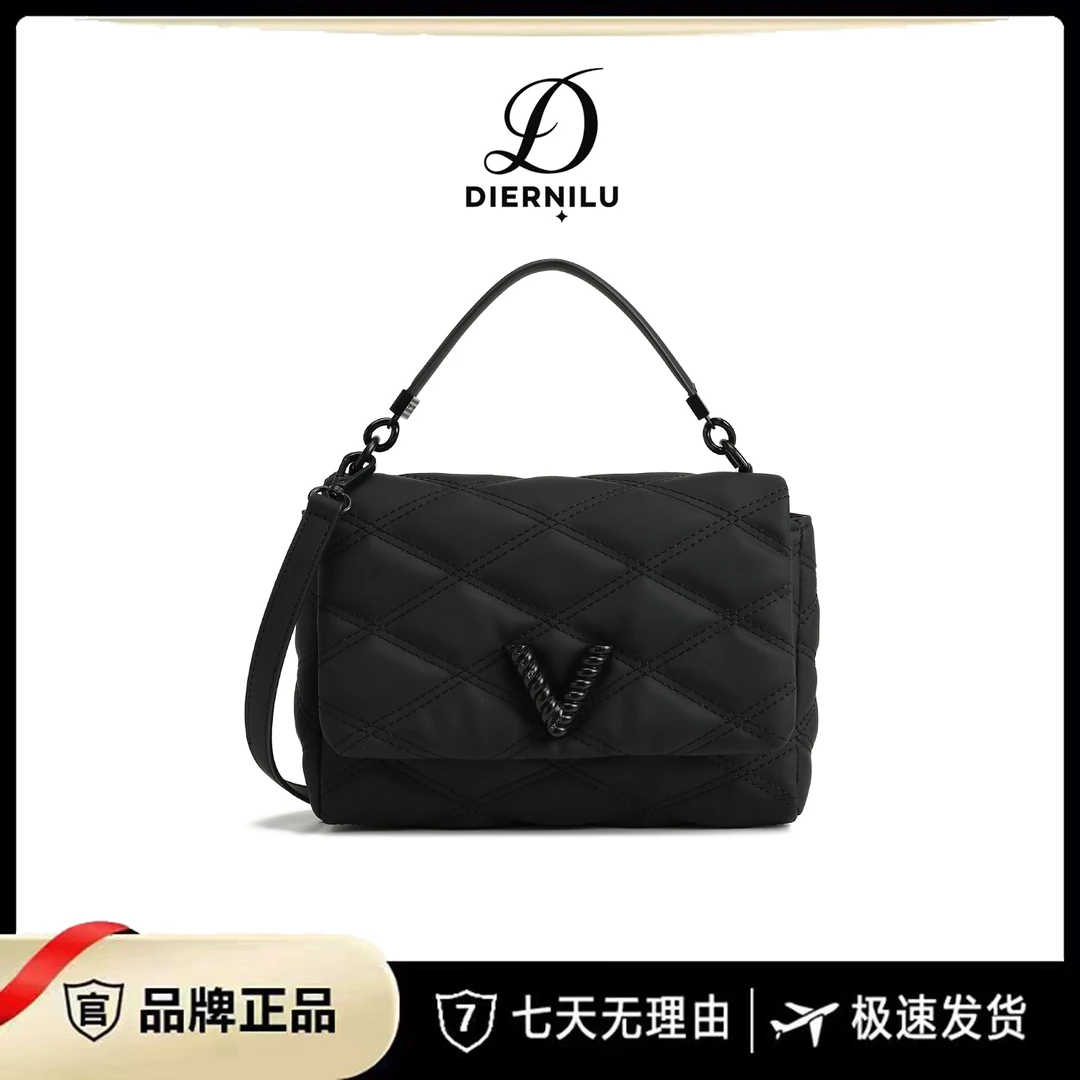 【晚晚镇皮高定】RC-25434黑色女士时尚潮流气质小众腋下包斜挎包