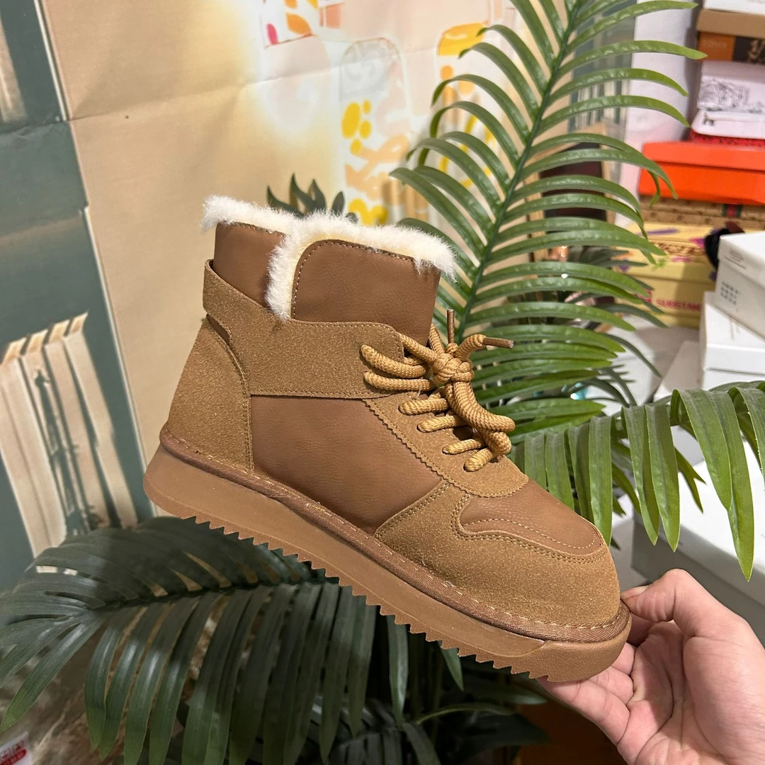 雪地靴时尚休闲百搭加绒保暖冬季皮毛一体
