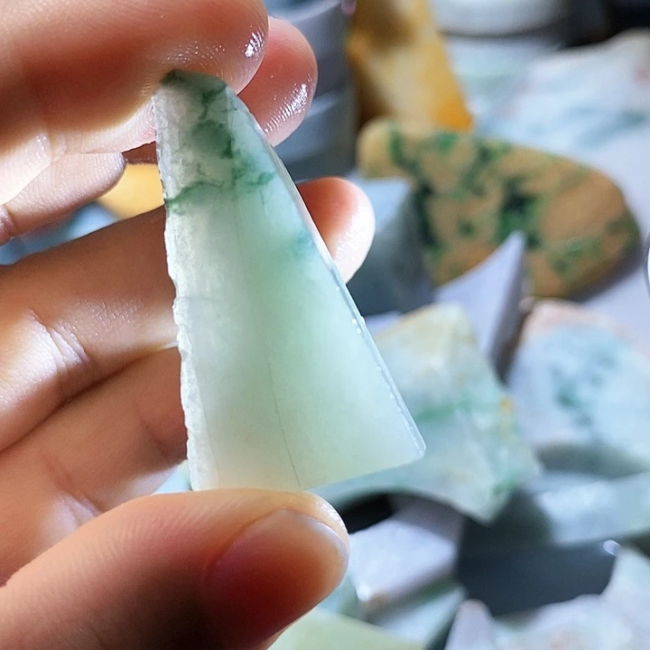 翡翠散珠边角料86