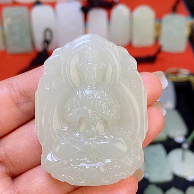 【闪购商品】颈饰未镶嵌和田玉南**安