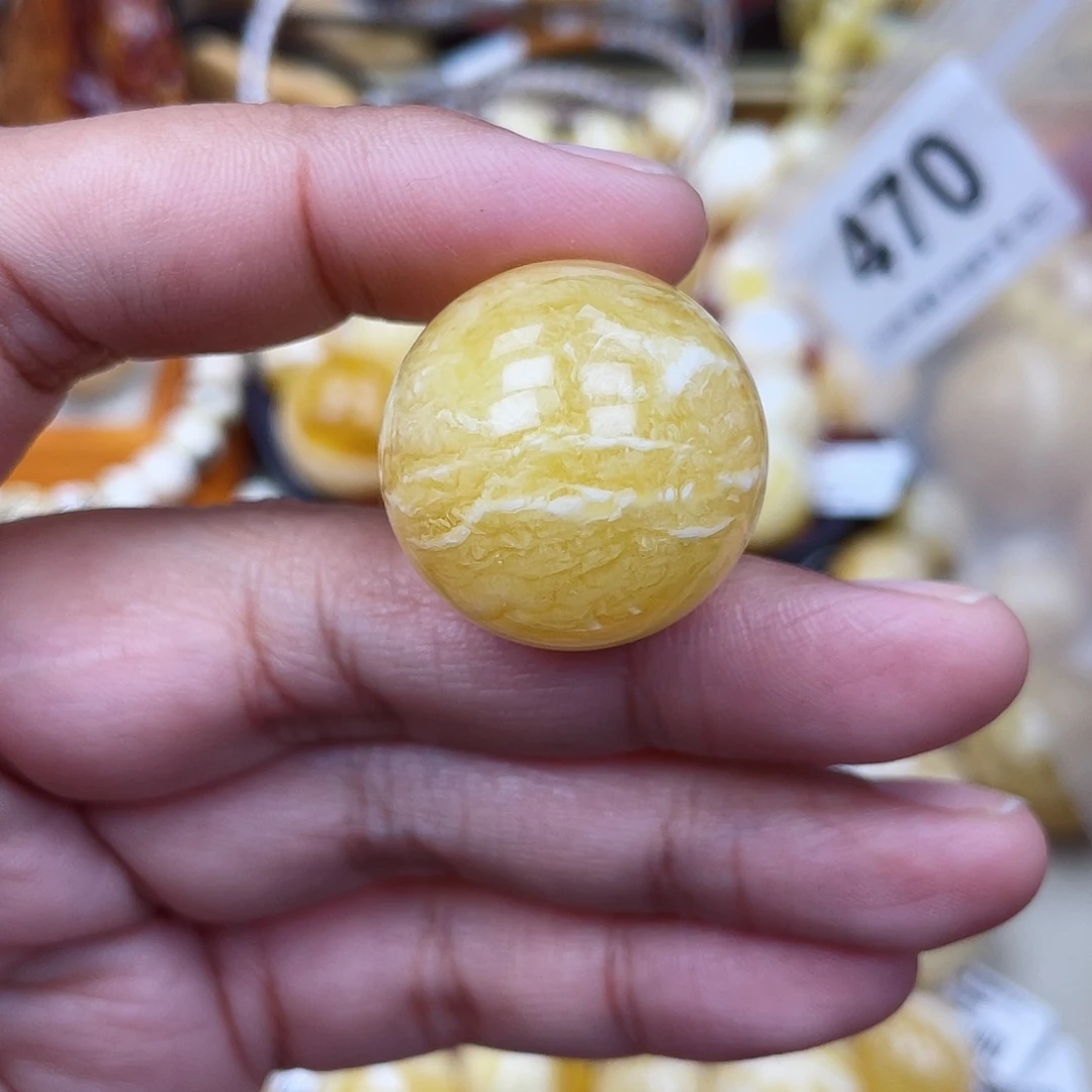 蜜蜡未镶嵌珠宝奇石粉25.2虎皮