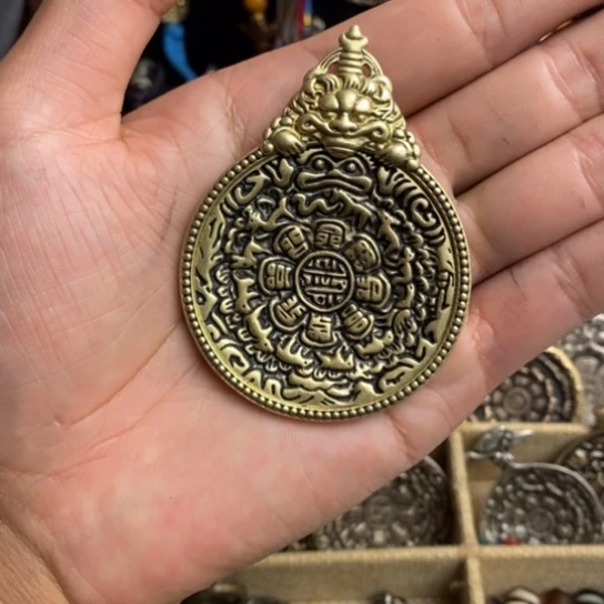 京***钟藏式风格九宫八卦牌