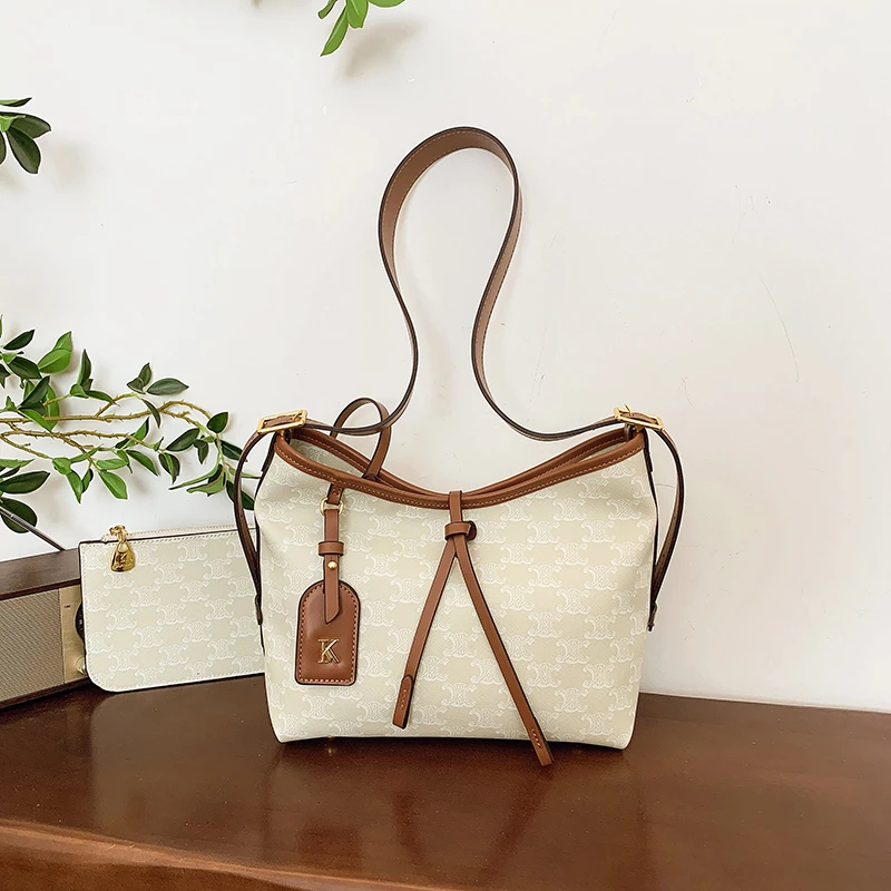 复古轻奢托特包包女复古手提单肩斜挎包-1003小