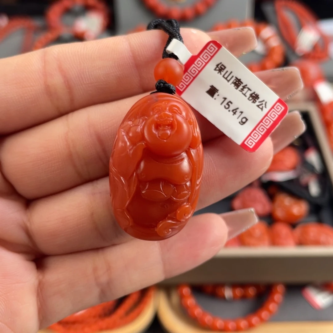 南红玛瑙未镶嵌吊坠(不含链)保山南红佛公