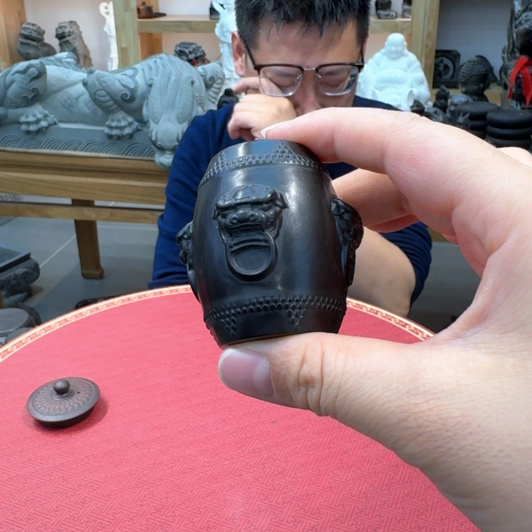 西安石晋錾石雕手工雕刻摆件