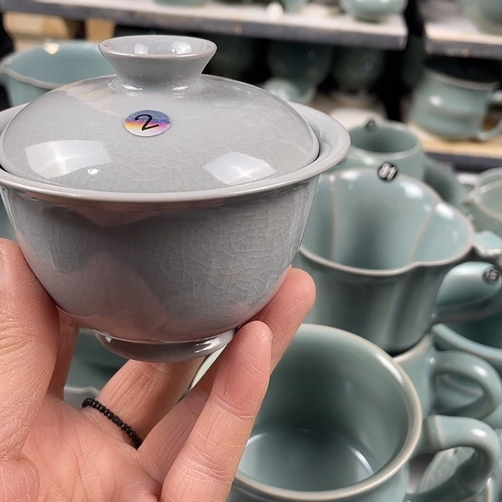 摆件陶盖碗微瑕特价99999