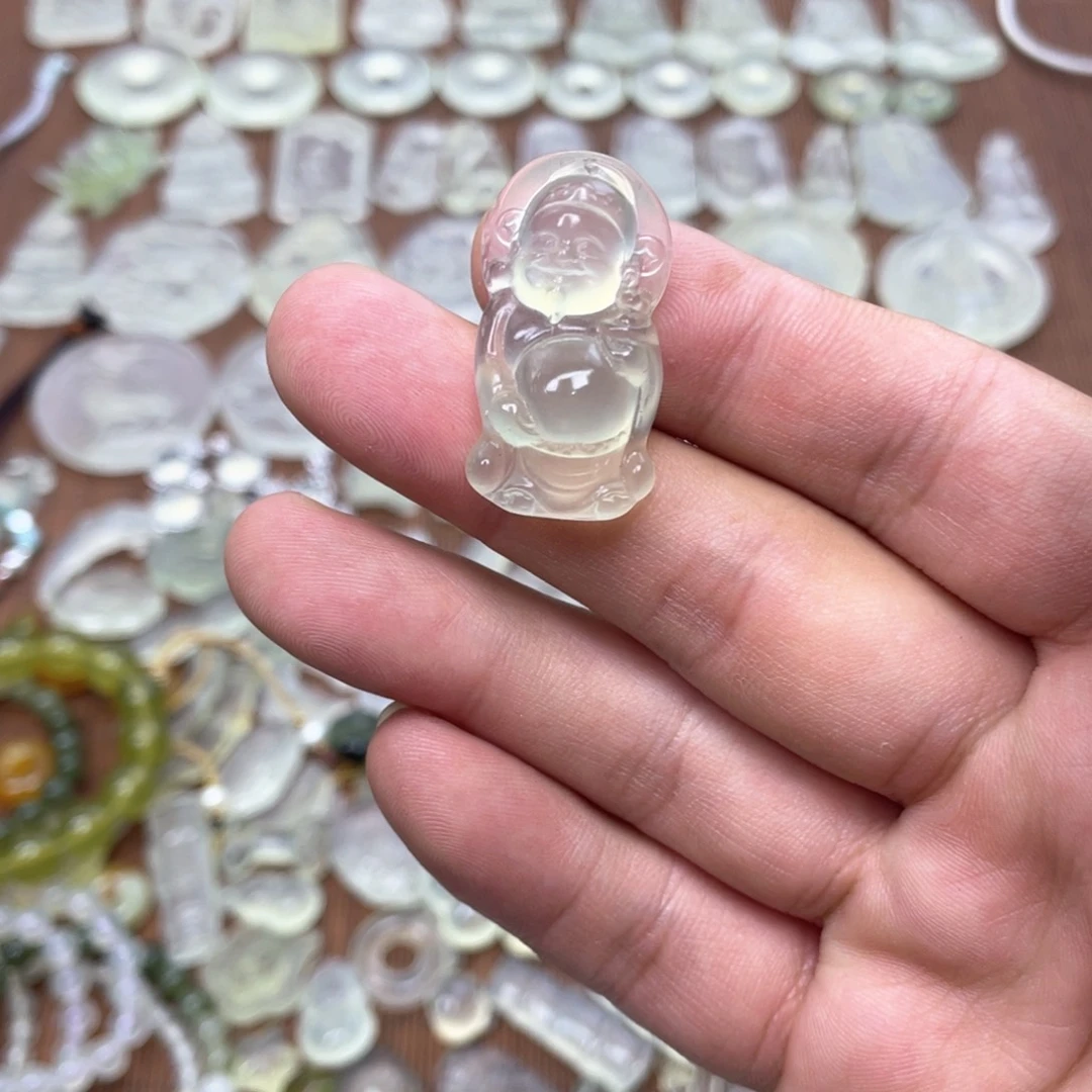 蛇纹石玉未镶嵌多样性随机发一