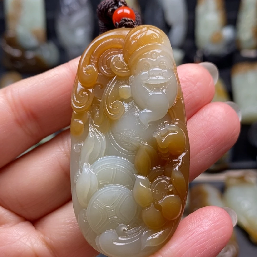 和田玉挂件未镶嵌风**行