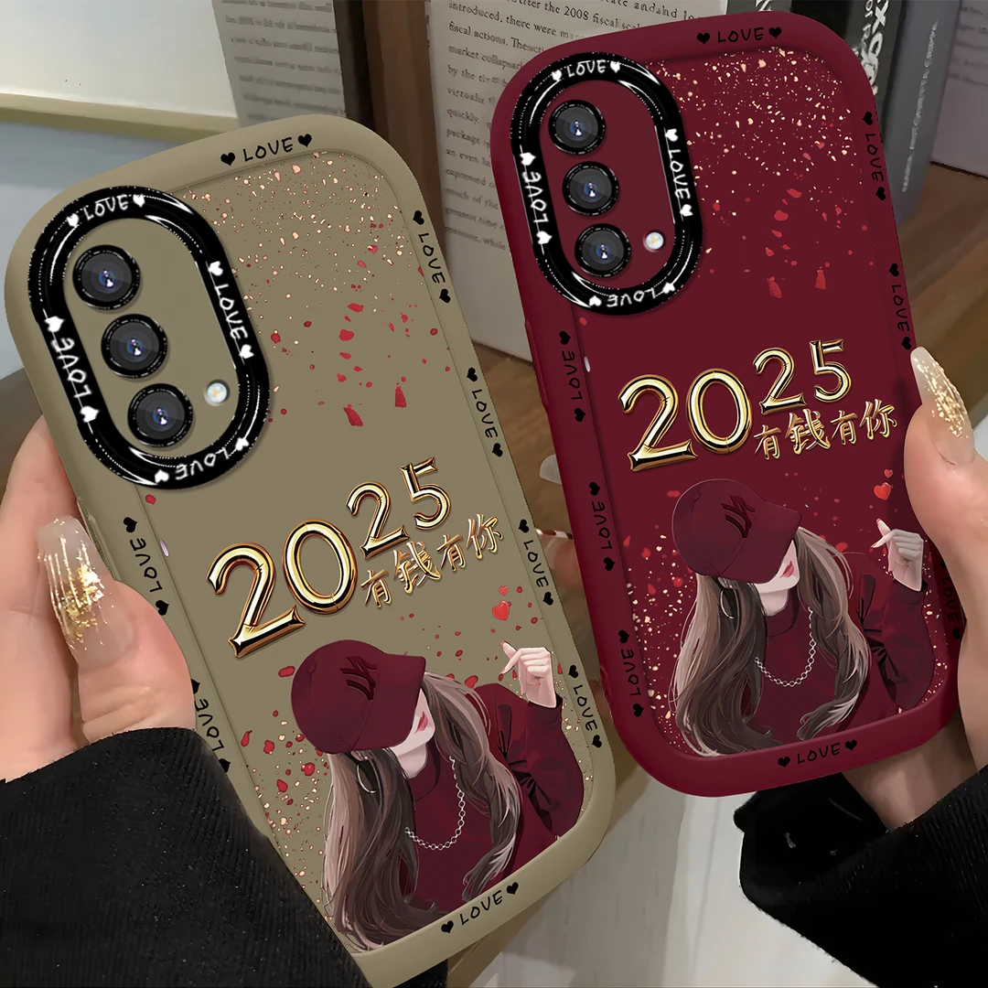 适用于【OPPO】A93/A93S【5G】创意2025有钱有你女孩网红手机壳