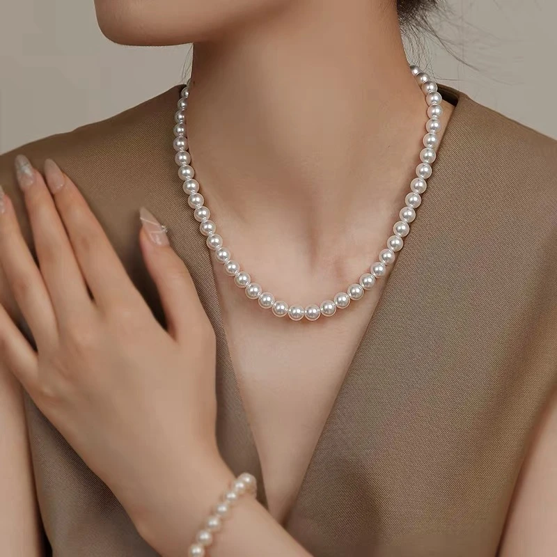 钨合金项链 8mm妈妈链 经典百搭项链元宝扣头项链X1299