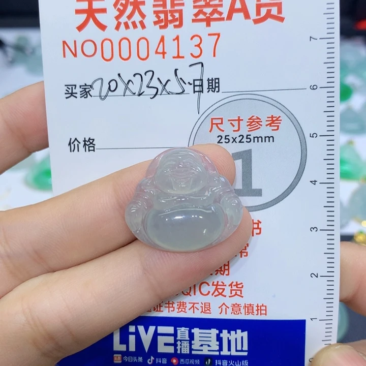 ****念翡翠未镶嵌颈饰吊坠